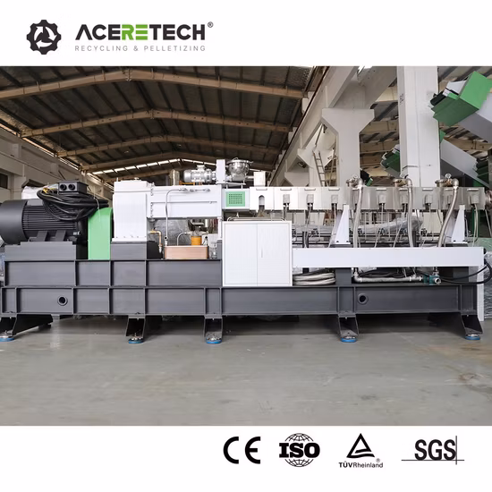 Ate Plastic Waste Pelletizing Granules Making Machine with Ceramic Heater