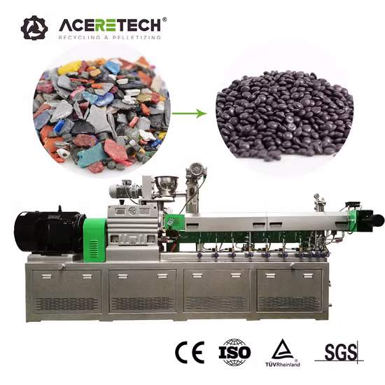 Ate Plastic Waste Pelletizing Granules Making Machine with Ceramic Heater